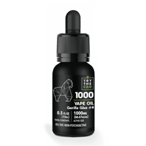 1000MG Gorilla Glue #4 CBD Vape Oil