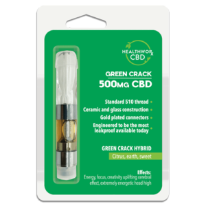 500mg Green Crack CBD Vaporizer Pen Cartridge