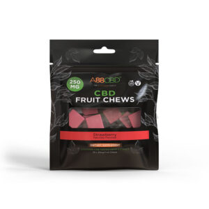 A88CBD CBD Fruit Chews - Strawberry 25mg 10 Count