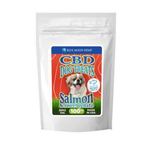 Blue Moon Hemp CBD Dog Treats - Salmon & Sweet Potato