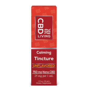 CBD Living Calming Tincture Oil - Unflavored 750mg