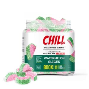 Chill Plus Delta 8 Delta Force Watermelon Slices 400mg