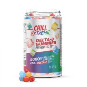 Chill Plus Extreme 20mg Delta 8 Gummies - Party Mix - 5000X 200 Count 200 Count