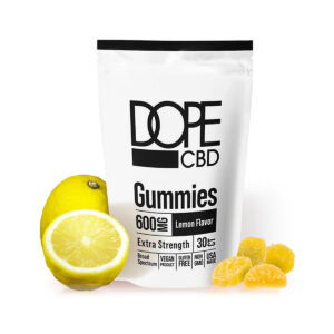 Dope CBD Gummies - Lemon 20mg 30
