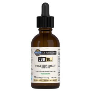 Dr. Formulated CBD Liquid Drops - Peppermint 300mg