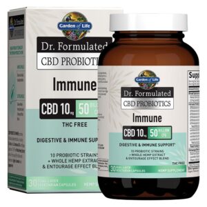 Dr. Formulated CBD Probiotics Immune Softgels 10mg 30 Count
