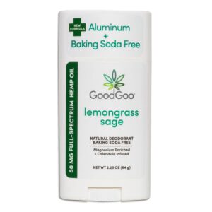 Good Goo CBD Deodorant - Lemongrass Sage Scent