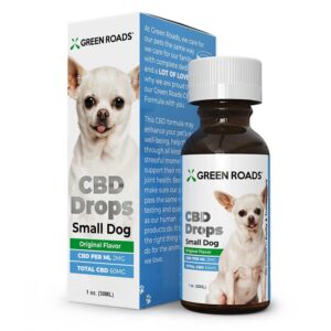 Green Roads CBD Tincture Oil - Dog Drops - Original Small Dog 60mg