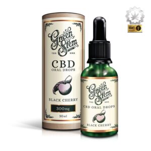Green Stem CBD Oil Oral Drops - Black Cherry 300mg