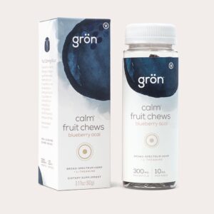 Grön CBD Calm Fruit Chews - Blueberry Acai 10mg 30