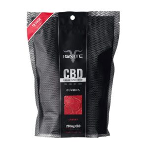 Ignite Broad Spectrum CBD Gummies - Cherry 10 Pack