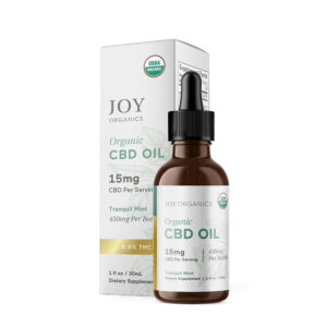 Joy Organics CBD Tincture Oil - Tranquil Mint 450mg