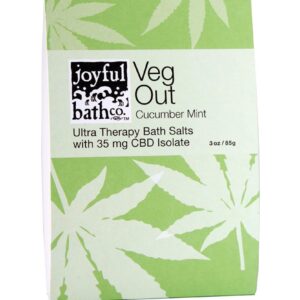 Joyful Bath Co Veg Out - Cucumber Mint CBD Bath Salts