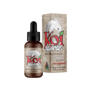 Koi Naturals Broad Spectrum CBD Oil - Strawberry 30ml 2000mg