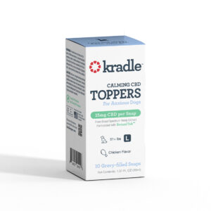 Kradle CBD Large Dog Toppers - Chicken 15mg 10