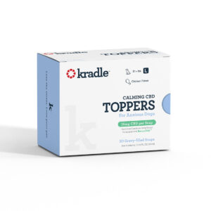 Kradle CBD Large Dog Toppers - Chicken 15mg 30