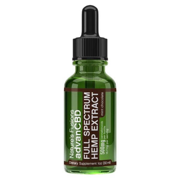 Natures Fusions CBD Tincture Oil - Mint Chocolate 500mg
