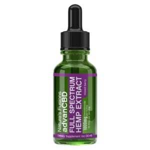 Natures Fusions CBD Tincture Oil - Mixed Berry 1000mg