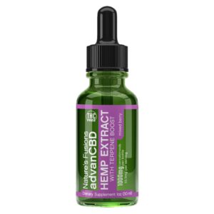 Natures Fusions CBD Tincture Oil with Terpene Boost - Mixed Berry 1000mg