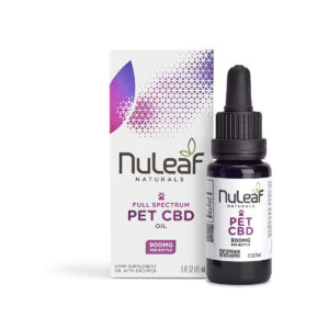 NuLeaf Naturals Full Spectrum Pet CBD Oil 15ml - 900mg