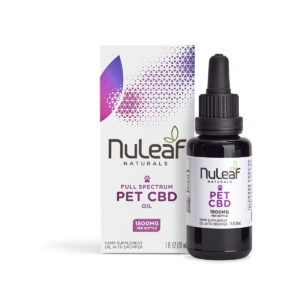 NuLeaf Naturals Full Spectrum Pet CBD Oil 30ml - 1800mg