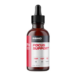 RSHO CBD+CBG Tincture Oil - Focus Support 1500mg 60ml