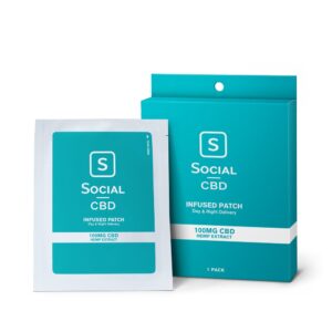 Social CBD Transdermal CBD Patch - 100mg Three Pack