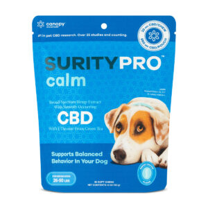 SurityPro Calm CBD Soft Chews - Smoky Bacon 30 Count Medium Breed