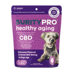 SurityPro Healthy Aging CBD Soft Chews - Smoky Bacon 30 Count Medium Breed