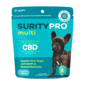 SurityPro Multi CBD Soft Chews - Smoky Bacon Flavor 30 Count Small Breed