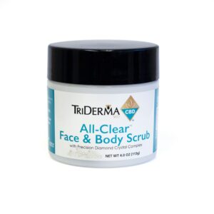 TriDerma MD® CBD All-Clear™ Face & Body Scrub 100mg