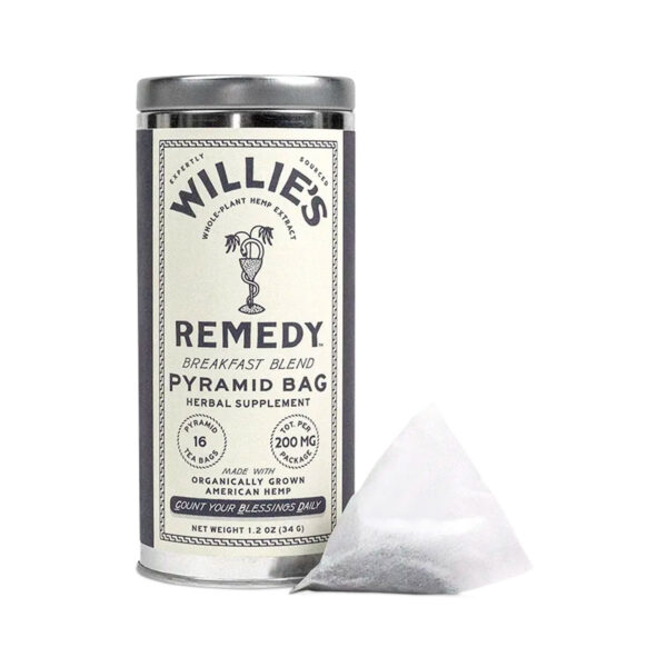 Willies Remedy CBD Tea Bags - Breakfast Blend 200mg 16 Count
