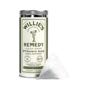 Willies Remedy CBD Tea Bags - Classic Green 200mg 16 Count