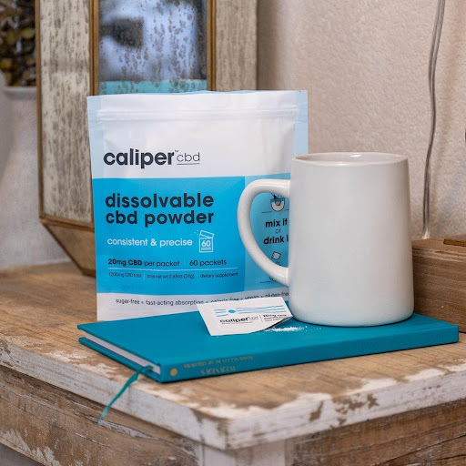 Caliper powder and mug