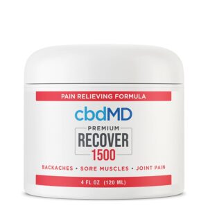 cbdMD CBD Inflammation Formula - Recover 4oz Tub 1500mg
