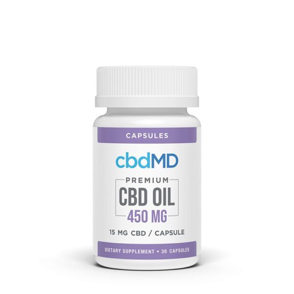 cbdMD CBD Oil Capsules 30 count 450mg
