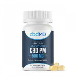 cbdMD CBD PM Softgel Capsules w/ Melatonin 30