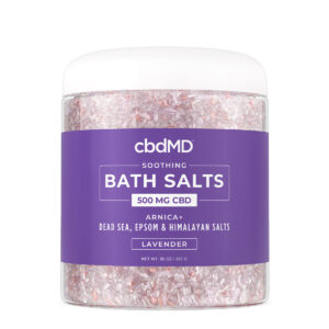 cbdMD CBD Soothing Bath Salts - Lavender 20oz