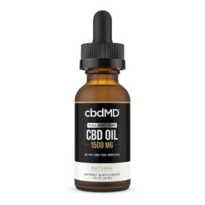 cbdMD Full-Spectrum CBD Tincture Oil - Natural 1500mg