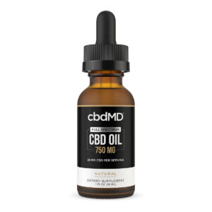 cbdMD Full-Spectrum CBD Tincture Oil - Natural 750mg