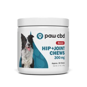 cbdMD Pet CBD Hip+Joint Chews for Dogs - Bacon 300mg