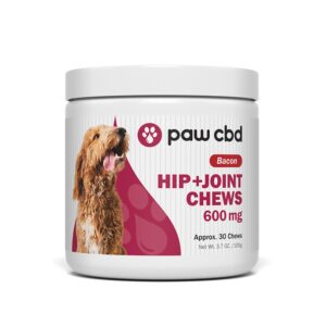 cbdMD Pet CBD Hip+Joint Chews for Dogs - Bacon 600mg