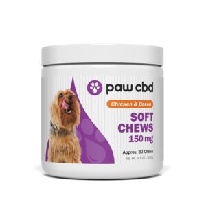 cbdMD Pet CBD Soft Chews for Dogs - Chicken & Bacon 150mg