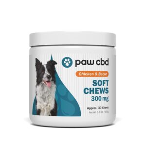 cbdMD Pet CBD Soft Chews for Dogs - Chicken & Bacon 300mg