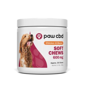 cbdMD Pet CBD Soft Chews for Dogs - Chicken & Bacon 600mg