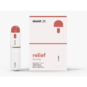 Dosist CBD Relief thc-free dose spray 375mg CBD + 75mg CBG 7.5ml