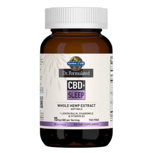 Dr. Formulated CBD+ Sleep Softgels 15mg 30 Count