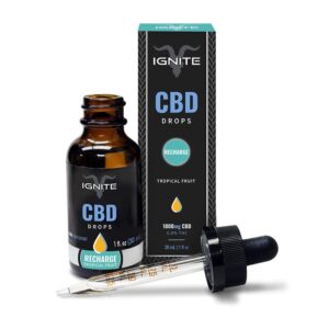 Ignite CBD Tincture Oil - Recharge - Tropical Fruit 1000mg