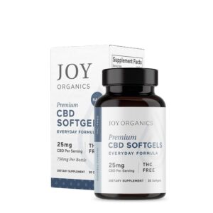 Joy Organics CBD Softgels 25mg
