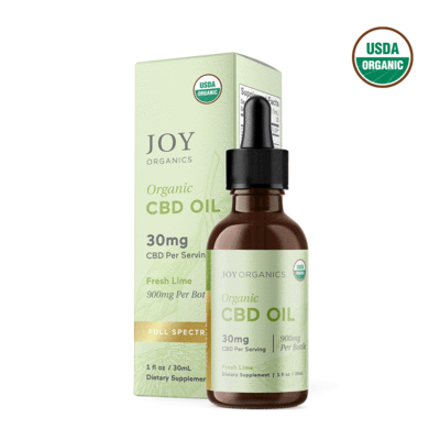 Joy Organics CBD oil Fresh lime